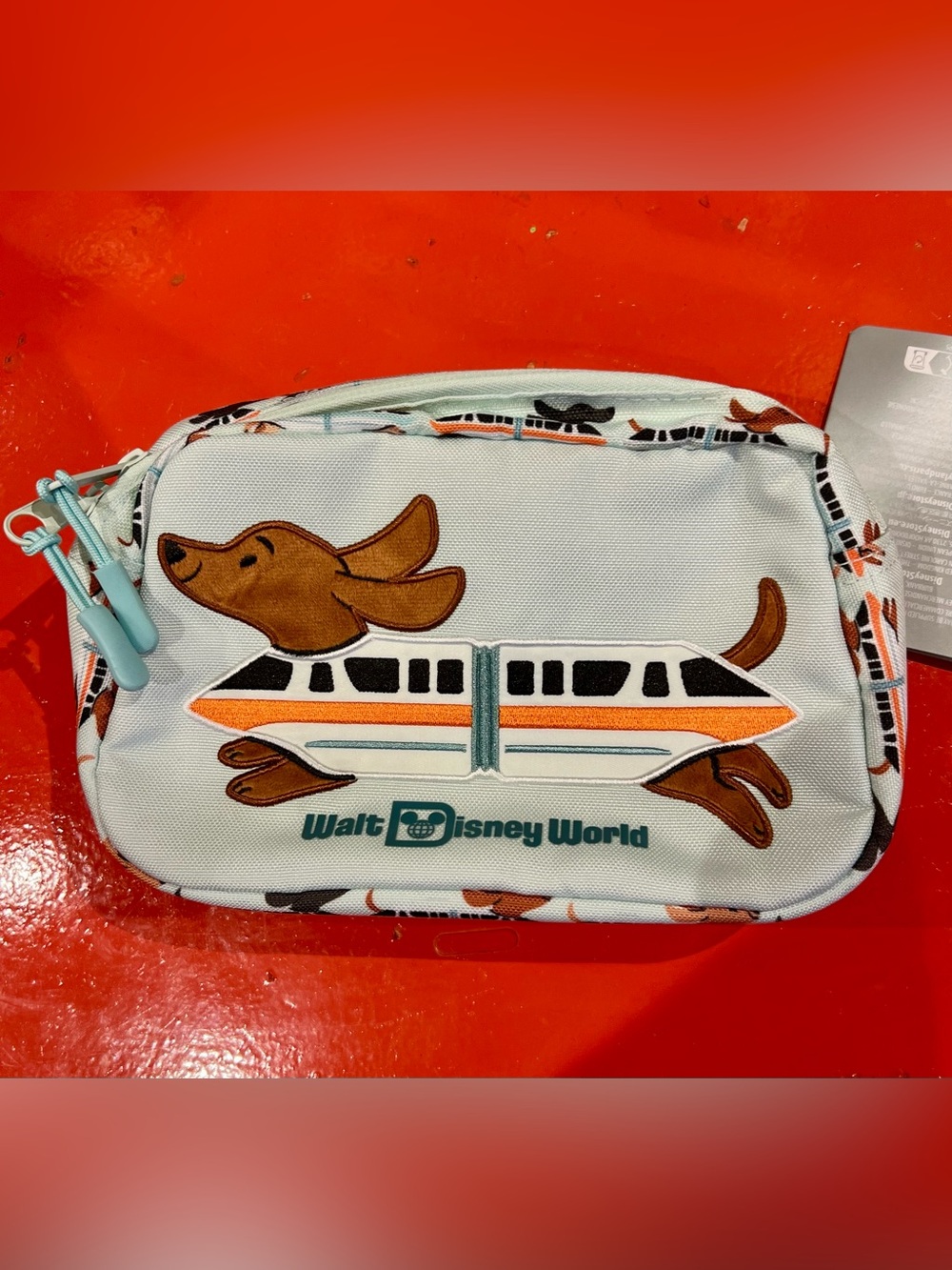 Disney Parks 2026 Halloween Disney World Monorail Dog Hip Fanny Pack New